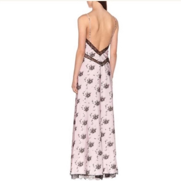 The Brock Collection Floral Lace Trimmed Maxi Dress - Picture 2 of 12